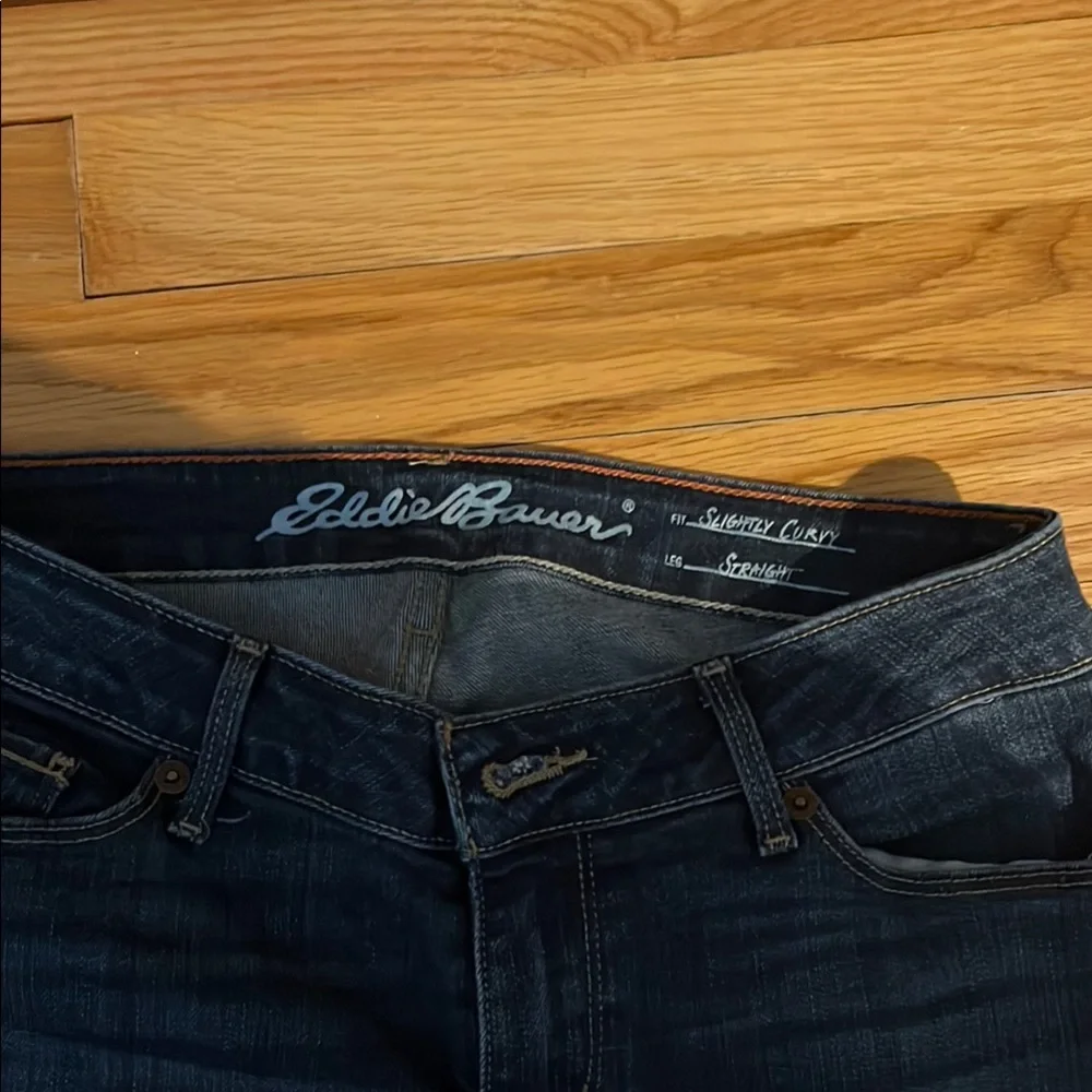 Eddie Bauer Blue Straight Leg Jeans - Picture 2 of 3